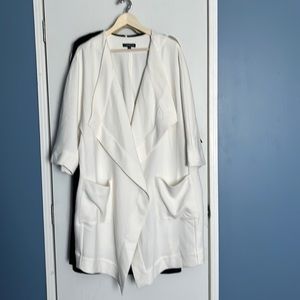Womens Lane Bryant ivory jacket size 22/24